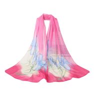 Bestgift Resim Rengi 11 Şifon İpek 150x150 cm Kadın Eşarp Şal