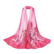 Bestgift Resim Rengi 16 Şifon İpek 150x150 cm Kadın Eşarp Şal