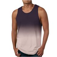 Bestgift Resim Rengi-2 Kolsuz Baskılı Erkek T-shirt