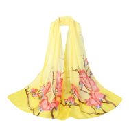 Bestgift Resim Rengi 21 Şifon İpek 150x150 cm Kadın Eşarp Şal