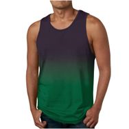 Bestgift Resim Rengi-3 Kolsuz Baskılı Erkek T-shirt
