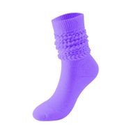 Bestgift Slouch Açık Mor Çorap
