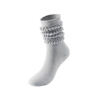 Bestgift Slouch Gri Çorap