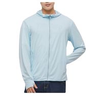 Bestgift Sunwear Açık Mavi Anti-Ultraviyole Erkek Spor Ceket