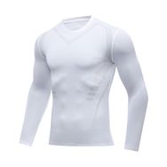 Bestgift Tank Top Beyaz 3 Hızlı Kuruyan Uzun Kollu Erkek T-shirt