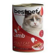 Bestpet 3x400 gr Kuzu Etli Yetişkin Kedi Konservesi