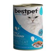 Bestpet 400 gr Cat Wıth Tuna Anchovy Gravy Kedi Konservesi