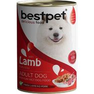 Bestpet 400 gr Kuzu Etli Parça Etli Köpek Konservesi Maması