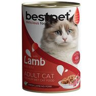 Bestpet 400 gr Kuzulu Jöleli Yetişkin Konserve Kedi Maması