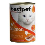 Bestpet 400 gr Sterilised Somonlu Kısırlaştırılmış Konserve Kedi Maması