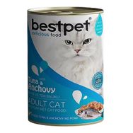Bestpet 400 gr Ton Balıklı ve Hamsili Gravy Yetişkin Kedi Konservesi
