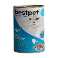 Bestpet 400 gr Ton Balıklı ve Sardalyalı Yetişkin Kedi Yaş Mama