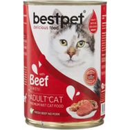 Bestpet 601173 400 gr Soslu Dana Etli Konserve Kedi Maması