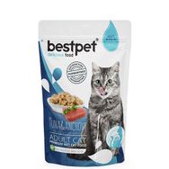 Bestpet 85 gr Ton Balıklı ve Hamsili Jelly Kedi Yaş Mamas