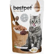 Bestpet Adult Jelly Pouch Ciğerli 9x85 g Kedi Maması