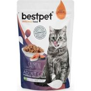 Bestpet Adult Jelly Pouch Somonlu Yaş 85 gr Kedi Maması