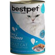 Bestpet Hamsi ve Ton Balıklı 400 gr Yetişkin Kedi Konservesi