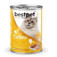 Bestpet Hindili 400 gr Yetişkin Kedi Konservesi