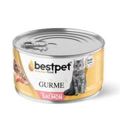Bestpet Kısırlaştırılmış Tahılsız Gurme Somonlu 24x85 gr Kedi Yaş Mama