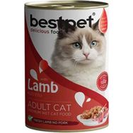 Bestpet Kuzulu Jöleli 400 gr Yetişkin Kedi Konservesi