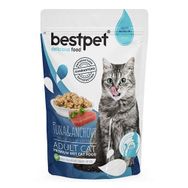 Bestpet Pouch Jelly Ton Balıklı ve Hamsili 6x85 gr Kedi Yaş Maması