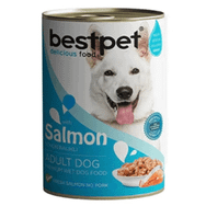 Bestpet Somonlu Soslu 400 gr Yetişkin Köpek Konservesi