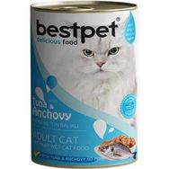 Bestpet Tuna Balıklı ve Hamsili 12x400 gr Yaş Mama