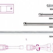 Beta Tools 920AN 375 mm Açılı Lokma Uzatması