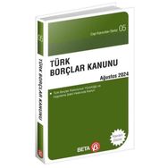 Beta Yayınları Türk Borçlar Kanunu Ağustos 2024 - Cep Kanunları Serisi