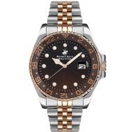 Beverly Hills Polo Club BP3126X.540 Silver-Rose Gold Erkek Kol Saati