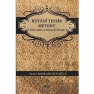 Beyani Tefsir Metodu - İzzet Marangozoğlu