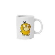 Beyaz Pokemon Psyduck Baskılı Kupa