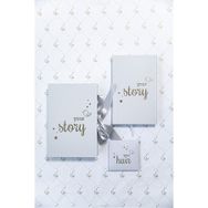 BeyazBirKutu Your Story Baby Journal Kutulu Set Anne ve Bebek Günlüğü Taş Rengi Anı Defteri