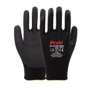 Beybi B-Flex120 Siyah Micro Köpük Nitril 8 Beden 12 Çift İş Eldiveni