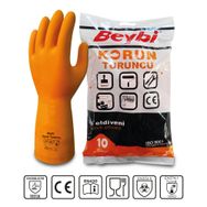 Beybi Korun Koli NO:9.5 Turuncu İş Eldiveni