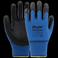 Beybi Nitril Pmk Pn5 Zebra 10 Beden 12'li Paket Mavi Siyah Eldiven