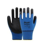 Beybi PN Zebra Polyester Örme Mavi 288 Çift Nitril Eldiven