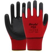 Beybi PN3 No:9 Nitril Kırmızı İş Eldiveni
