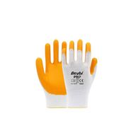Beybi PN7 10 Beden Sarı Polyester Örme Nitril İş Eldiveni