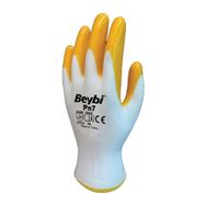 Beybi PN7 Polyester Örme NO:9 Çift Nitril Eldiven