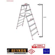 Beykon Cc77 7'li Çift Çıkışlı Alüminyum Merdiven