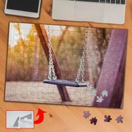 BFC77 Parkta Boş Salıncak 240 Parça Puzzle Yapboz Tablo