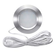BHCASE 12 V Gömme 12LED RV Tekne Tavan Işık Led Işıkları Yuvarlak Şekil Ultra-Ince Camper Iç Aydınlatma Küçük Downlight Kablo ile