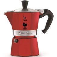Bialetti 4942 Moka Express 180 ml 3 Fincan Kapasiteli Kahve Makinesi Kırmızı