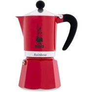 Bialetti Rainbow 6 Fincan Kırmızı Moka Pot
