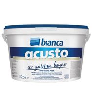 Bianca 2.5 lt Beyaz Acusto Anti Sound Paint Ses Yalıtım Boyası