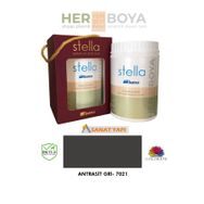 Bianca Antrasit Gri 500 ml Stella Su Bazlı Saf Akrilik Boya