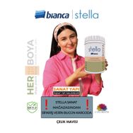 Bianca Çelik Mavisi 500 ML Stella Su Bazlı Saf Akrilik Boya