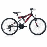 Bianchi Junior Siyah Kırmızı V Fren 21 Vites 24 Jant Dağ Bisikleti