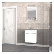 Biani Arya Mat Beyaz 55 CM Banyo Dolabı